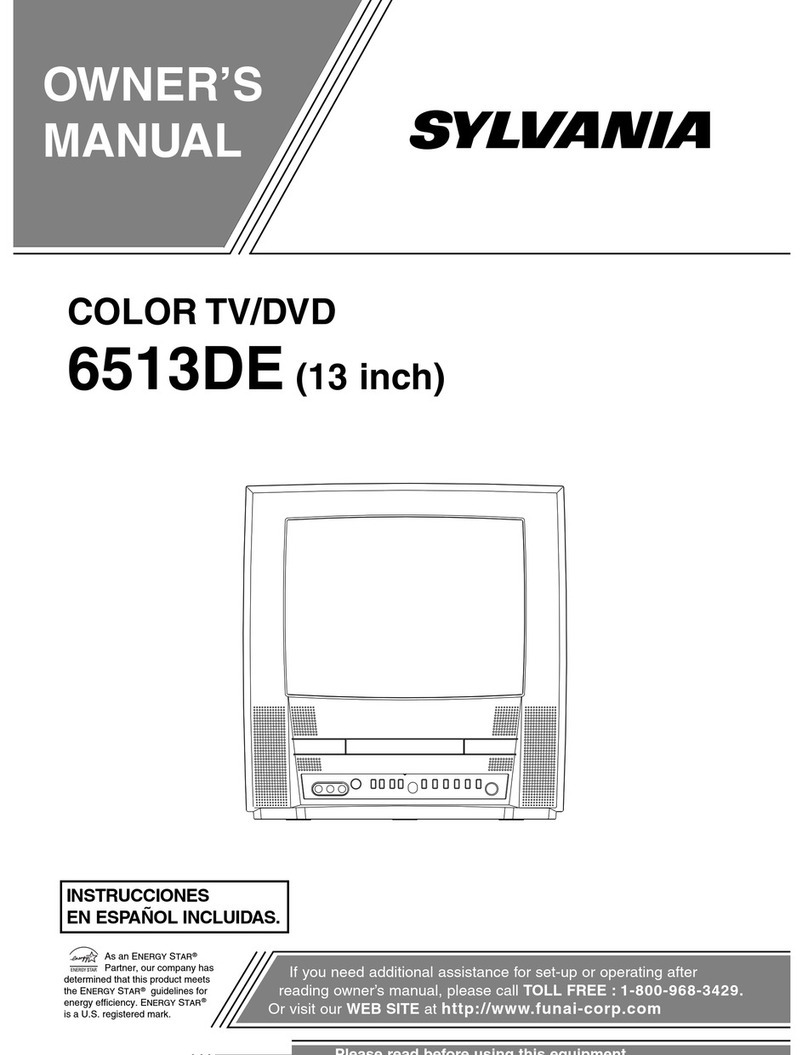 Sylvania 6513DE owner's manual