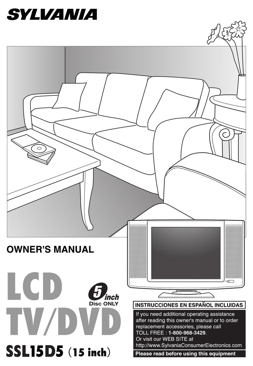 Sylvania SSL15D5 owner's manual