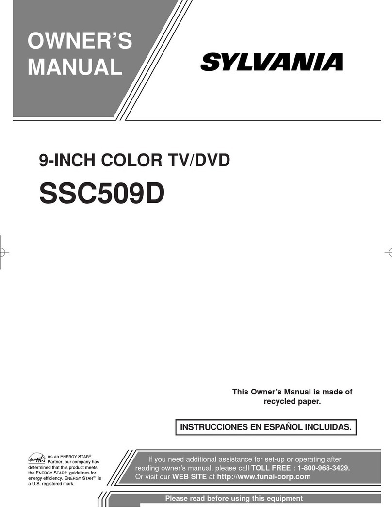 Sylvania SSC509D owner's manual