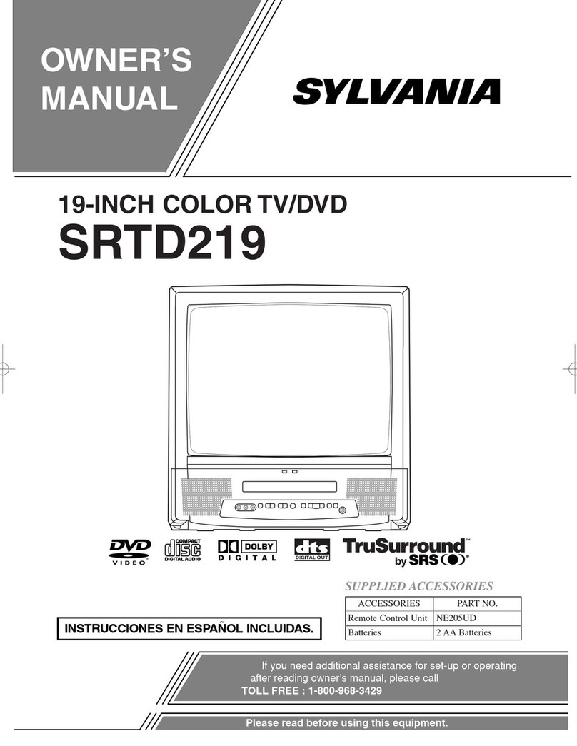 Sylvania SRTD219 owner's manual