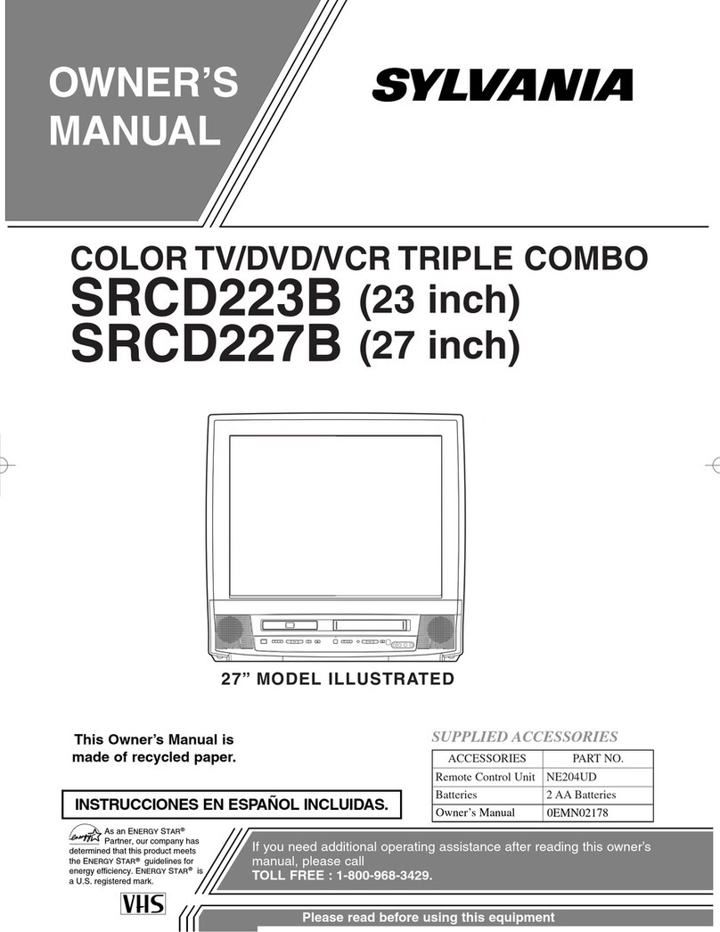 Sylvania SRCD223B, SRCD227B User manual Sylvania SRCD223B, SRCD227B User manual