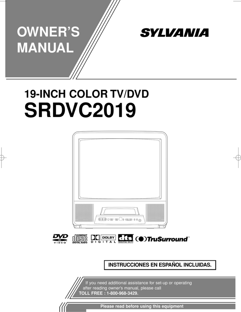Sylvania SRDVC2019 owner's manual