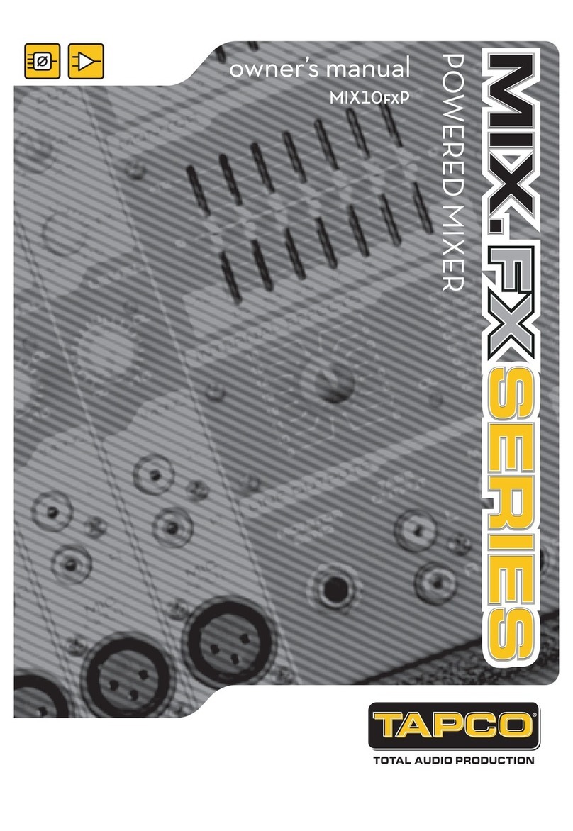 Tapco MIX.FX MIX10FXP user manual