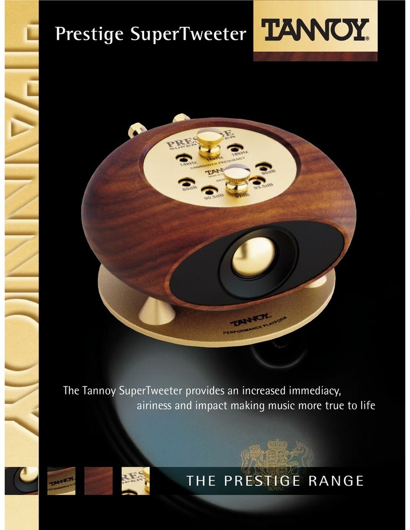 Tannoy Prestige SuperTweeter ST200 Specifications