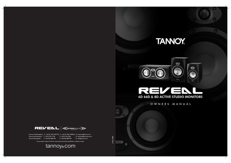 Tannoy Reveal 66D User manual