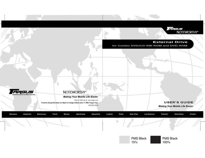 Targus NOTEWORTHY 400-0084-001A user guide