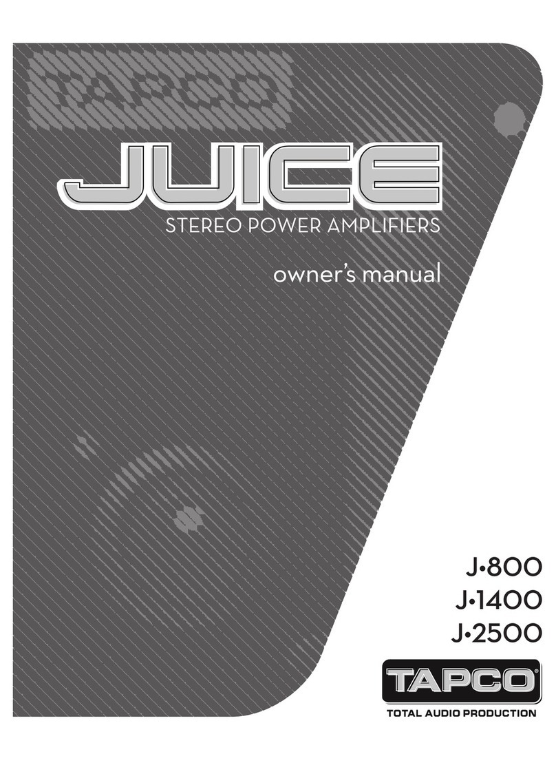 Tapco pmn owner's manual