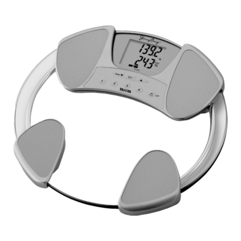 Tanita Jenny Craig BF-592J User manual