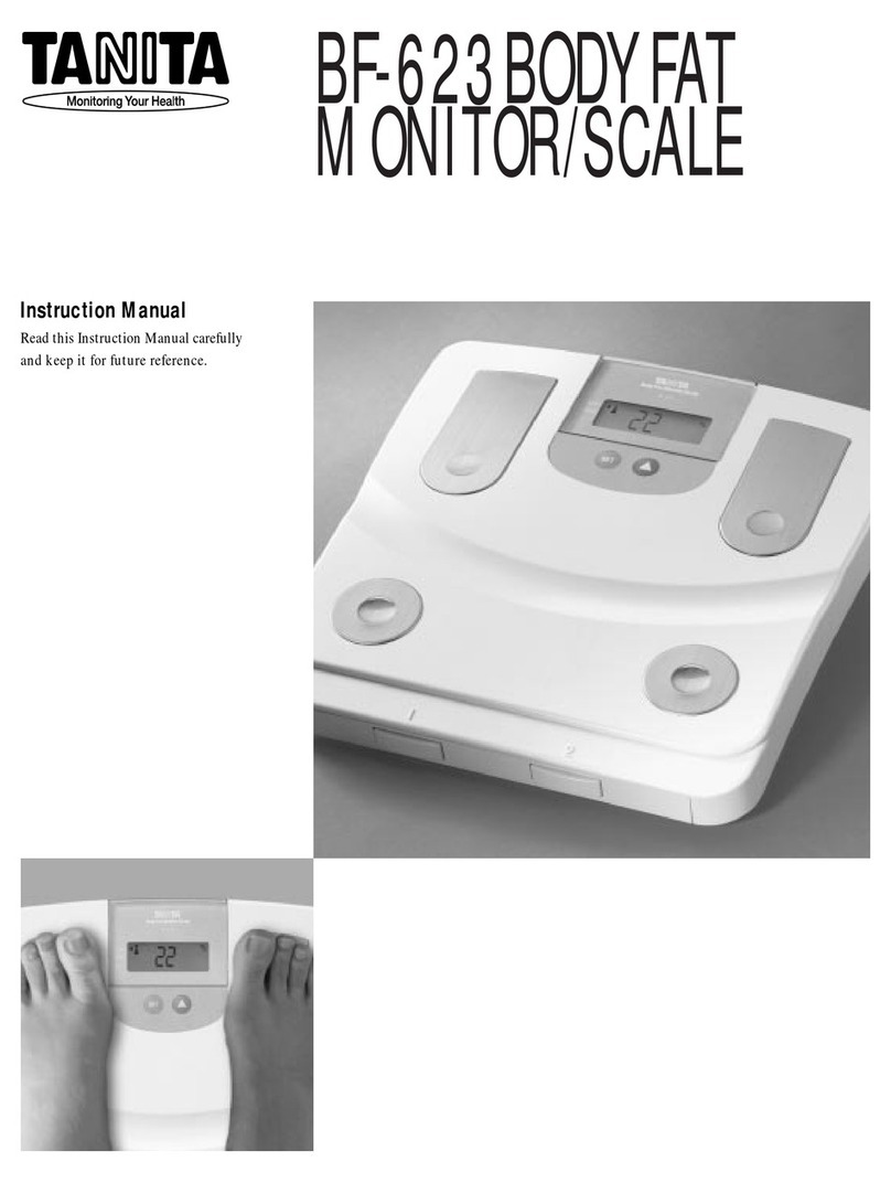 Tanita BF-623 instruction manual