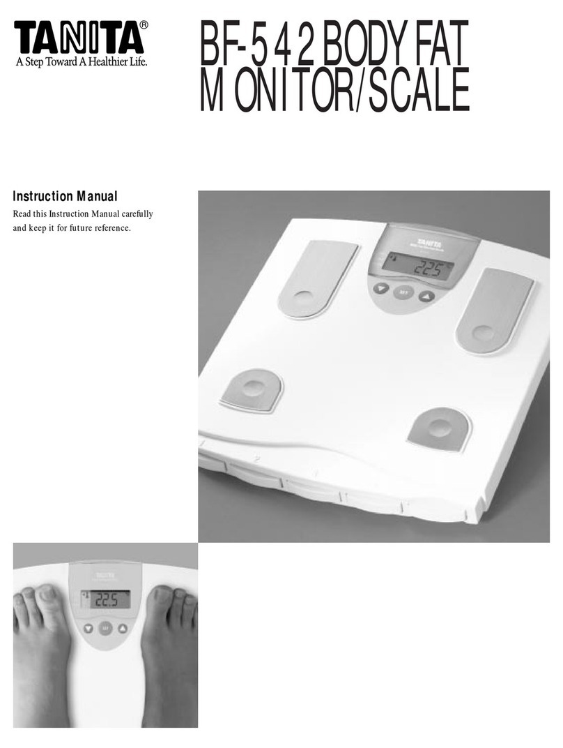 Tanita BF-542 User manual