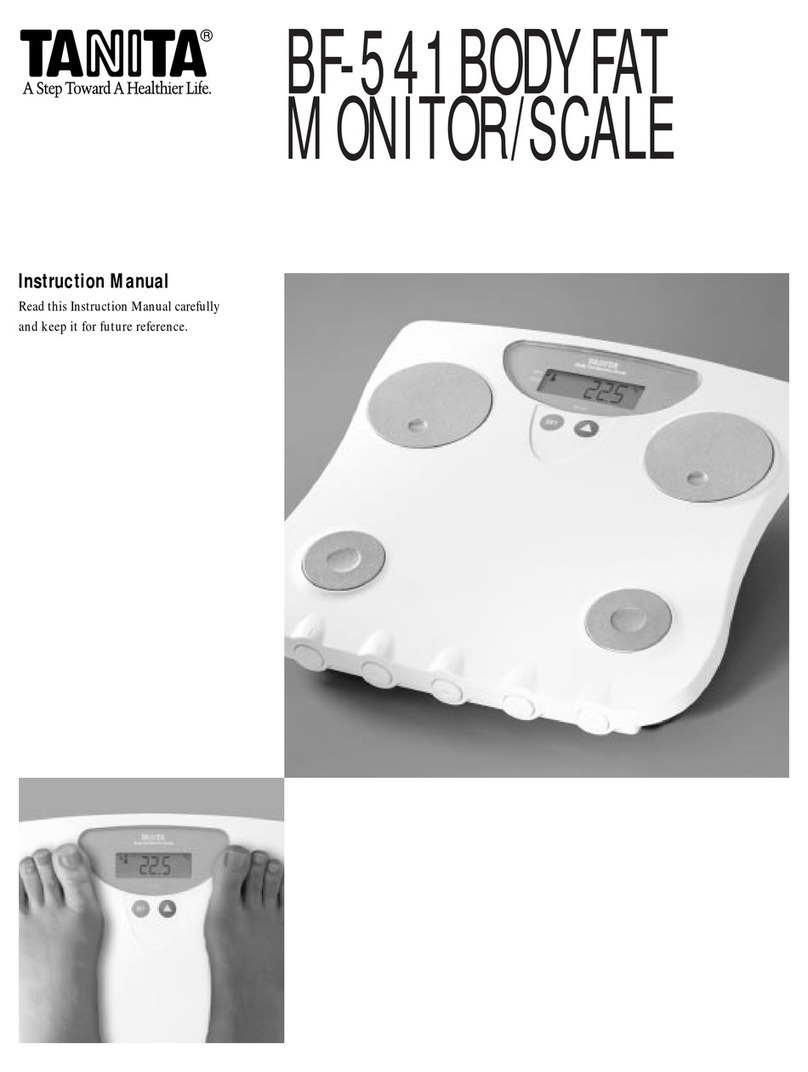 Tanita BF-541 instruction manual