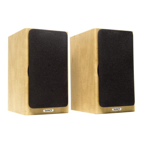 Tannoy MERCURY F1 User manual