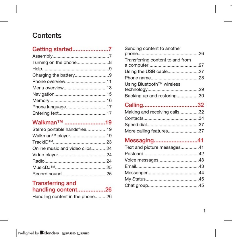 Sony Ericsson Walkman W715 User manual