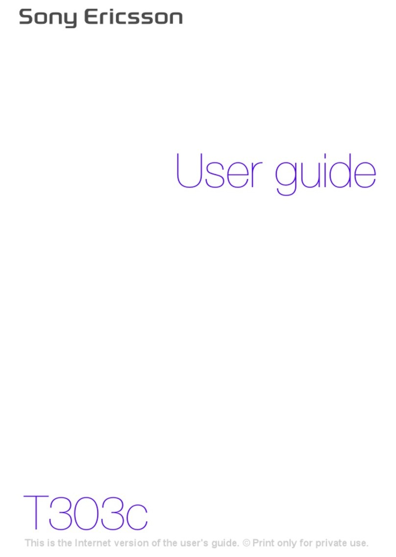 Sony Ericsson T303C User manual