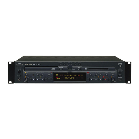Tascam MD-CD1 owner's manual