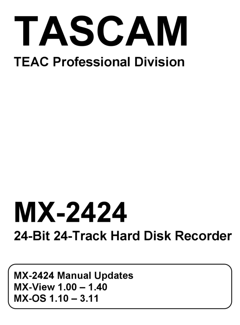 Tascam MX-2424 Technical manual Tascam MX-2424 Technical manual