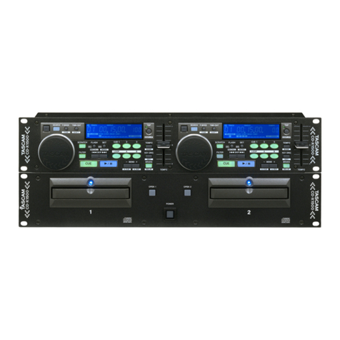 Tascam CD-X1500 owner's manual