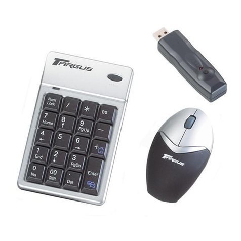 Targus PAKP003U User manual