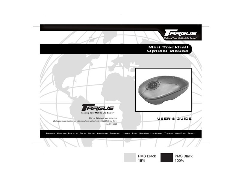 Targus Optical Bluetooth Mouse User manual