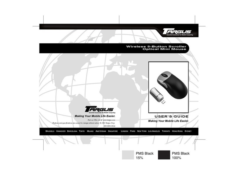 Targus 400-0086-001A User manual
