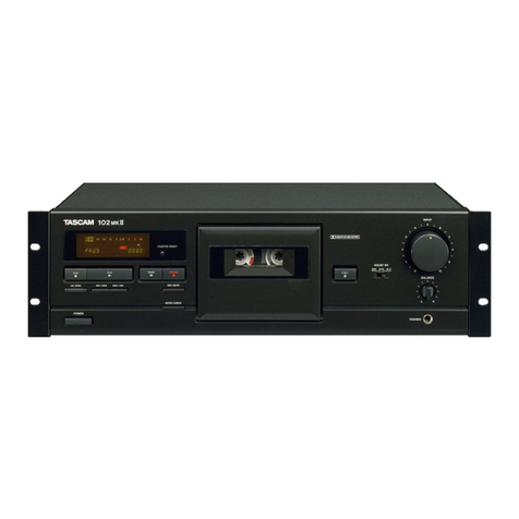 Tascam 102MKII User manual