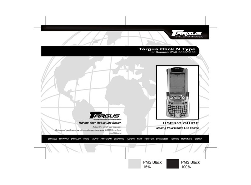 Targus iPAQ 3800 User manual