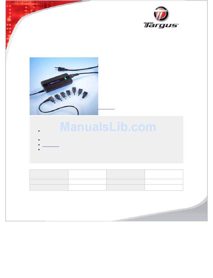 Targus APA01AP User manual