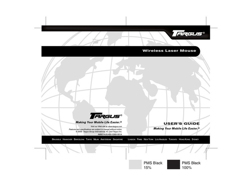 Targus Wireless Laser Mouse User manual
