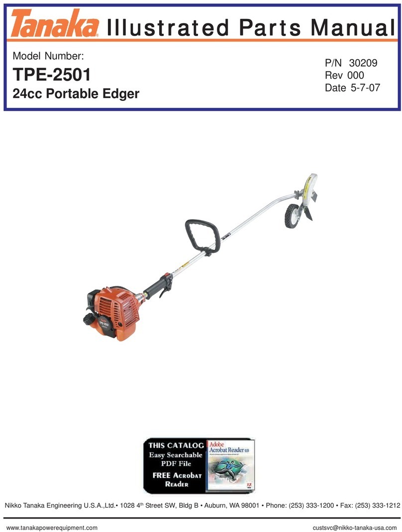 Tanaka TPE-2501 Setup guide