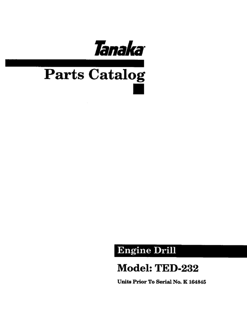 Tanaka TED-232 parts catalog