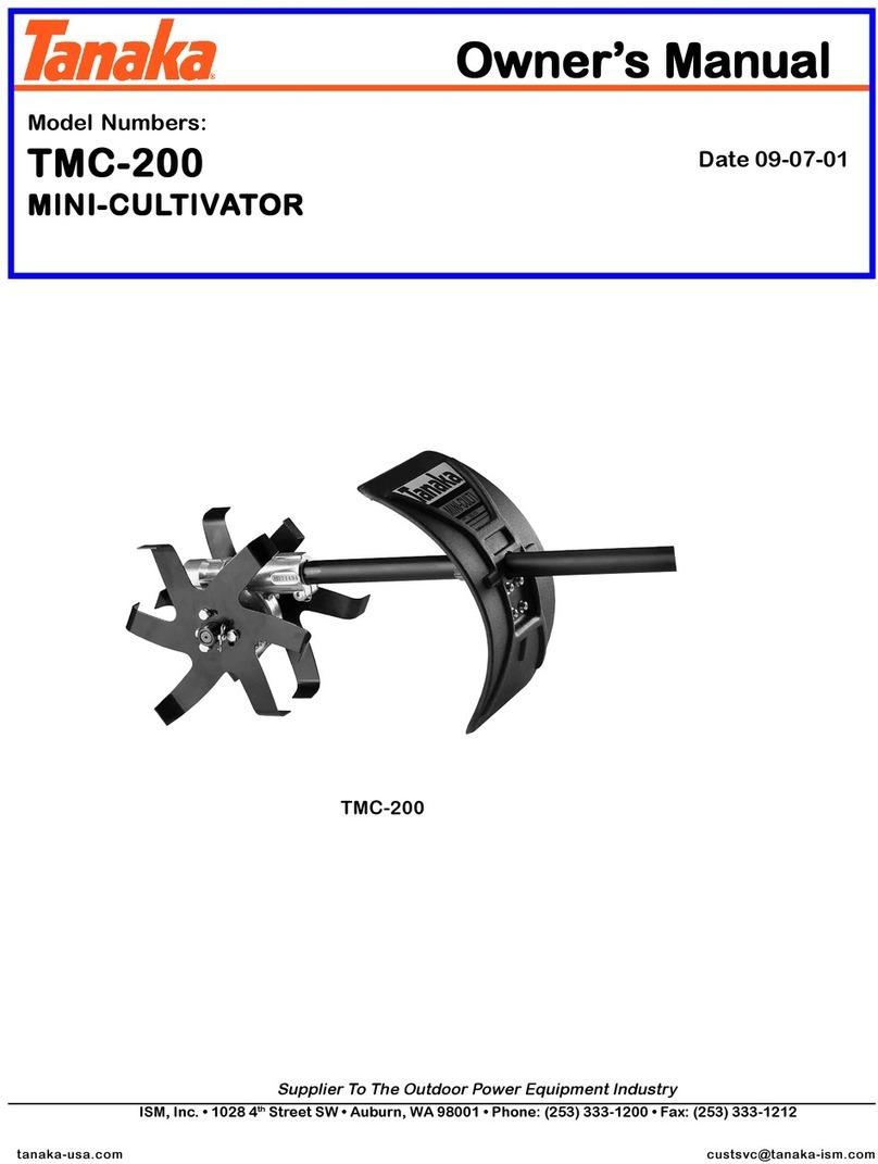 Tanaka TMC-200 owner's manual
