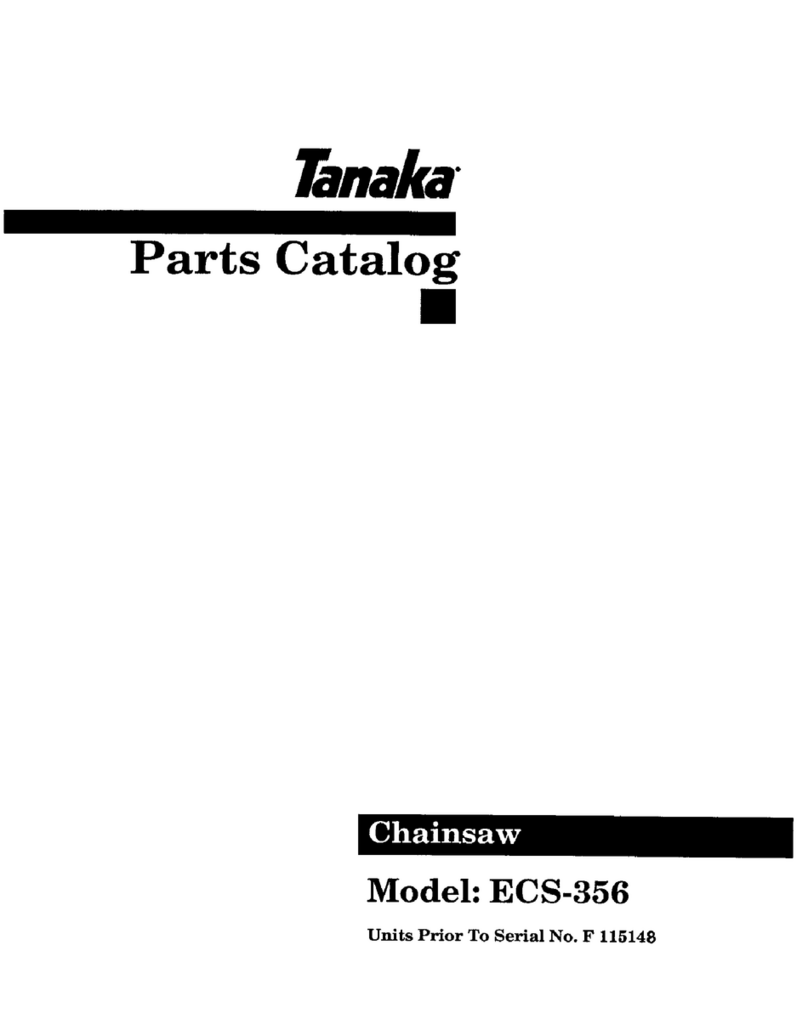 Tanaka ECS-356 Instruction Manual