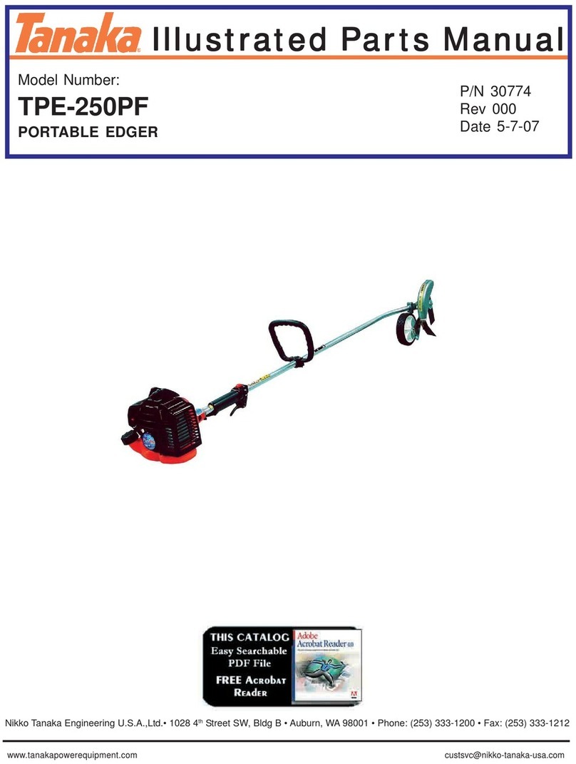 Tanaka Portable Edger TPE-250PF Setup guide