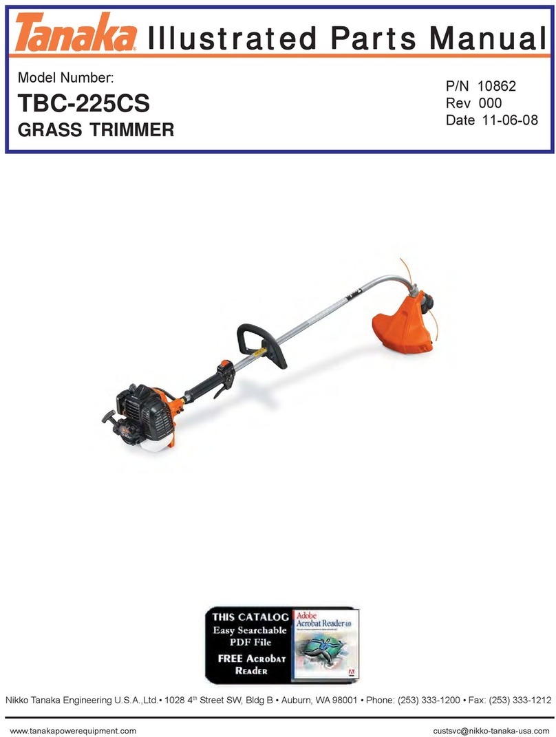Tanaka TBC-225CS Setup guide