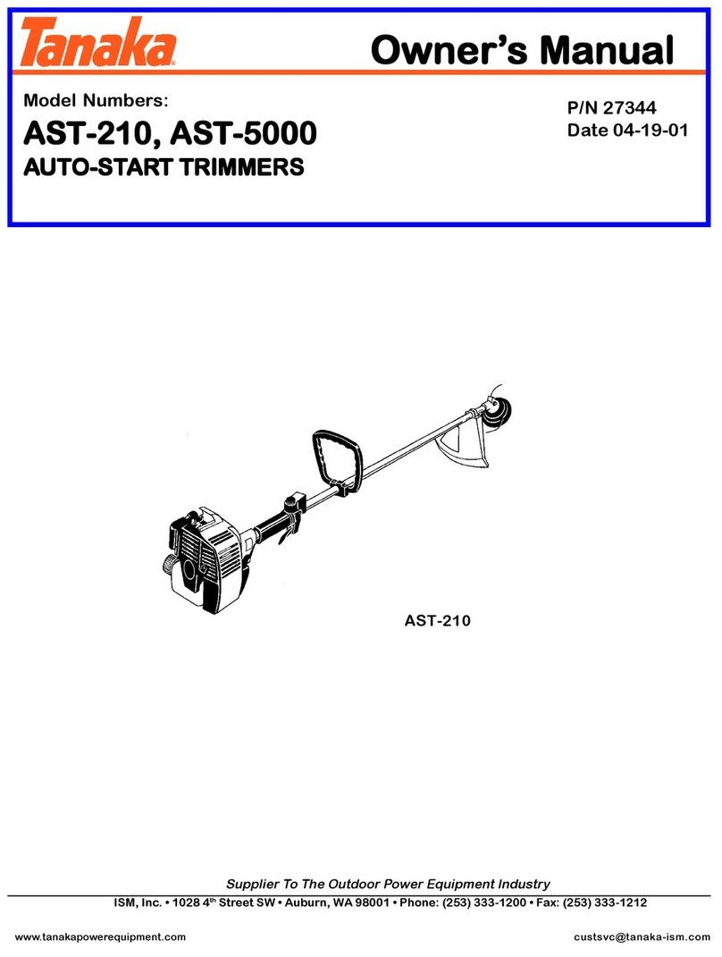 Tanaka AST-210 User manual