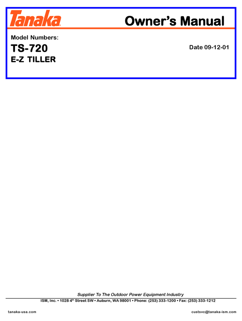 Tanaka TS-720 owner's manual