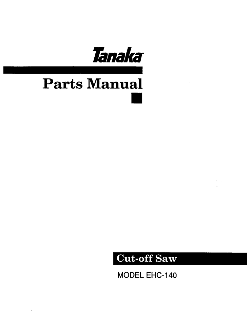 Tanaka ` EHC-140 parts manual