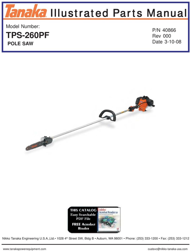 Tanaka TPS-260PF Illustrated parts manual