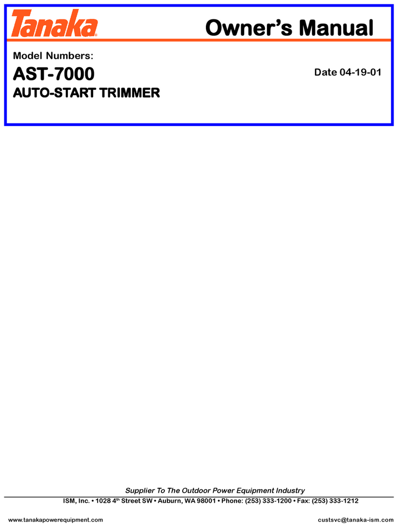 Tanaka AST-7000 User manual