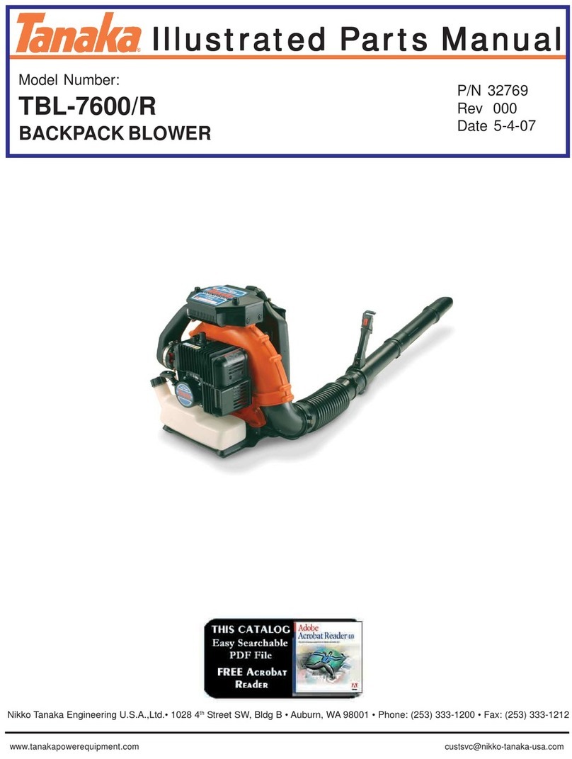 Tanaka TBL-7600/R Setup guide