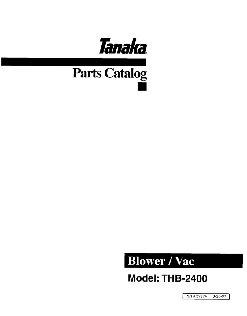 Tanaka THB-2400 Instruction Manual