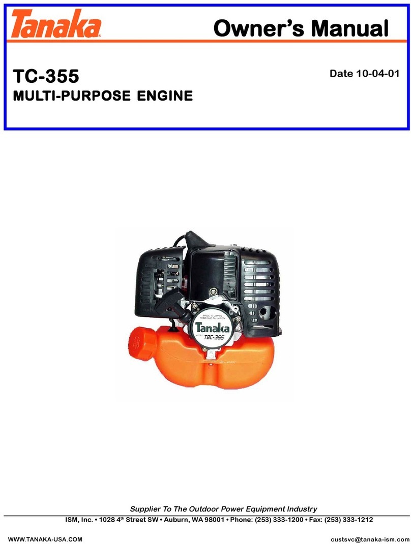 Tanaka TC-355 owner's manual