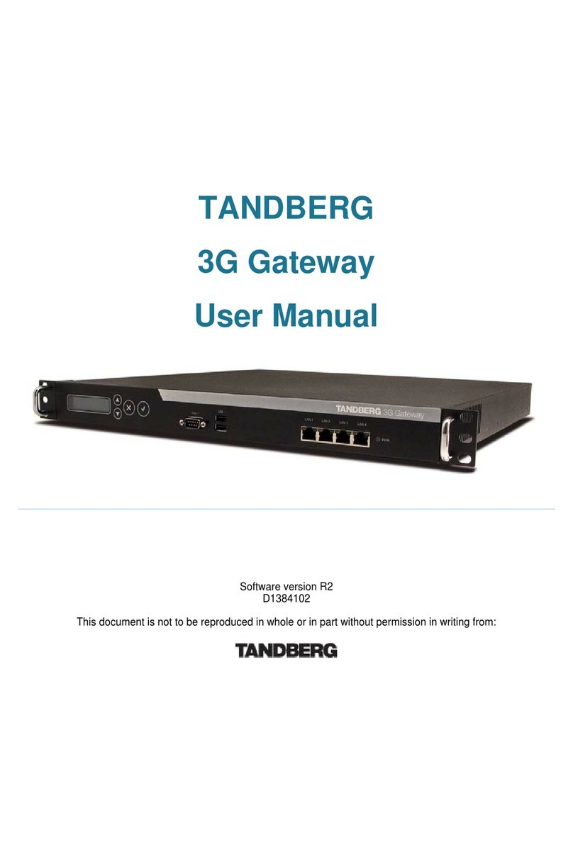 TANDBERG Hub user manual