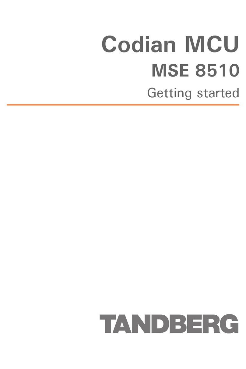 TANDBERG Media2 Blade MSE 8510 Getting started guide