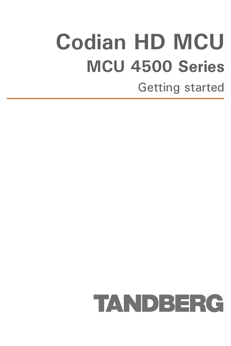 TANDBERG Codian HD MCU 4500 Series User manual