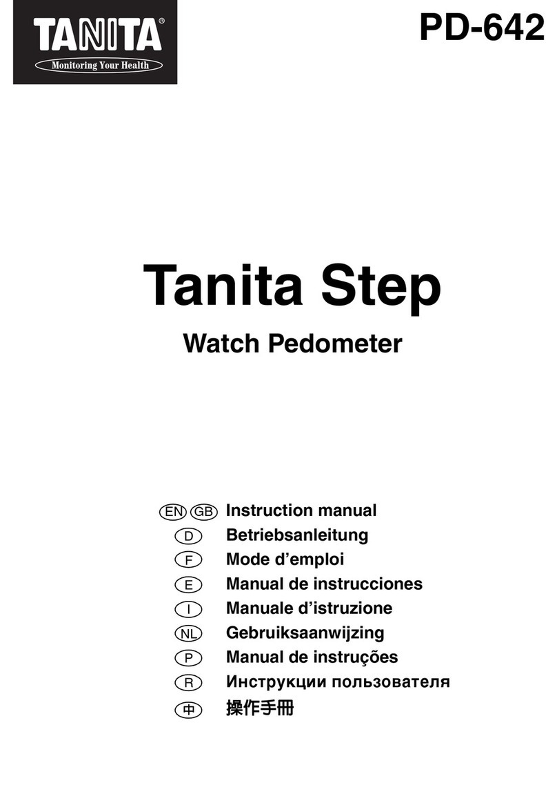 Tanita Step PD642 instruction manual