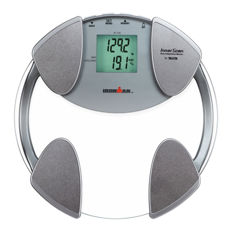 Tanita Ironman InnerScan BC 548 User manual