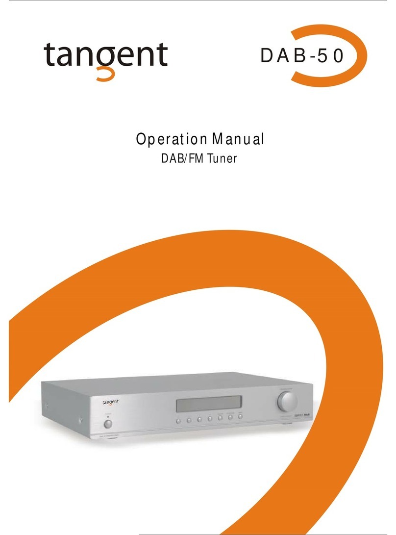 Tangent DAB-50 Operation manual