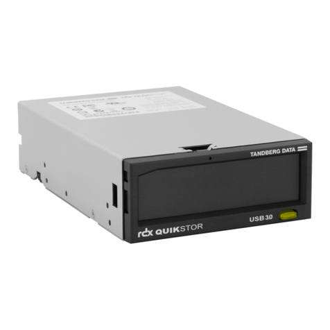 Tandberg Data RDX QuikStor User manual