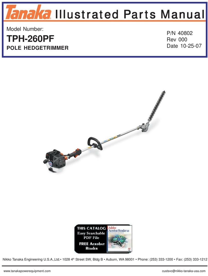 Tanaka TPH-260PF Setup guide